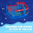 thumbnail image 3 of Sunny & Fun Fun Bounce House with Toddler Slide Inflatable Jump House, 3 of 8