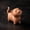 Red, variant on ABCISI Hand-made Purple Clay Cat Tea Pet, Cute Lucky Statue Kung Fu Tea Tray Decor,  Tea Lover's Gift, Home Office Desk Feng Shui Ornament (Black)