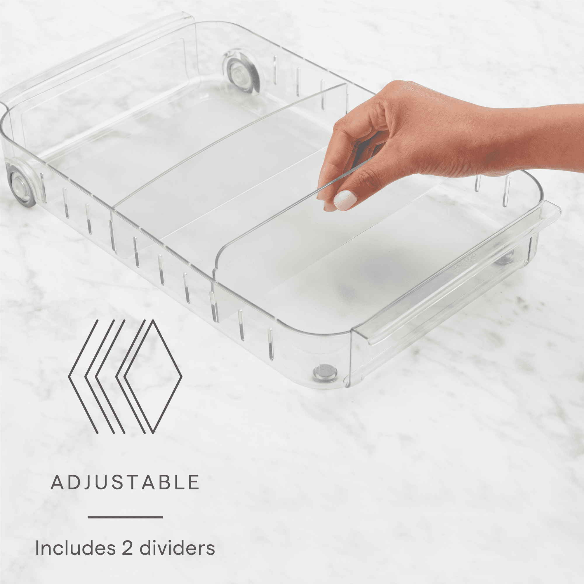 YouCopia RollOut Fridge Caddy, 9" x 15"