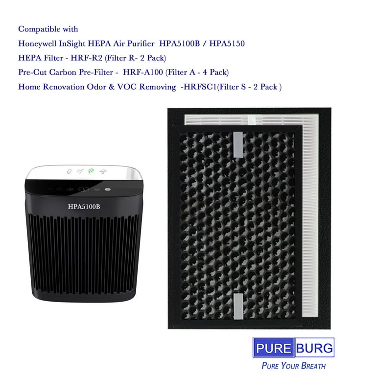 PUREBURG Replacement Filter Set Compatible With Okaysou Apollo 818 4-i