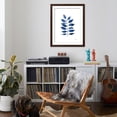 thumbnail image 4 of Art.com Fresh and Blue IV Art Print by Farida Zaman, Brown Frame Wall Art, 32" x 40", 4 of 5