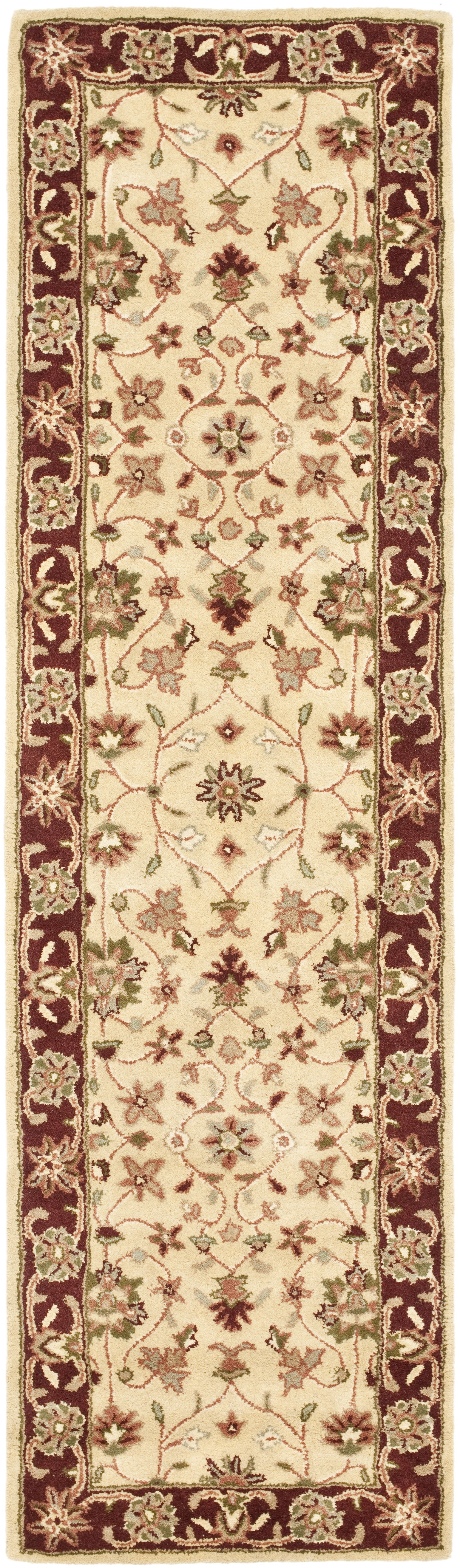 Safavieh Heritage Bernica Oriental Wool Runner Rug, Ivory/Red, 2'3" x 6'