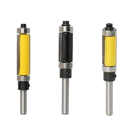 

Trim Router Bit Top & Bottom Bearing 1/4 Shank Milling Cutters Trimming