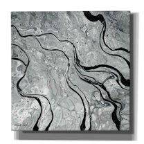 Epic Graffiti 'Abstract in Gray V' by Cindy Jacobs, Canvas Wall Art, 37"x37"