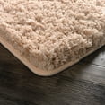Hotel Style Ultra Plush & Soft Memory Foam Washable Bath Rug, Tan, 22