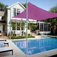 thumbnail image 4 of Yescom 13x10 Ft 97% UV Block Rectangle Sun Shade Sail HDPE Canopy Cover Net Balcony, 4 of 12