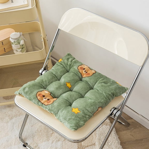 HongHeng Cute Soft Square Chair Pad Comfortable Chairs Cushion for office,Home or Car Sitting 15"x15"x3"