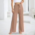 thumbnail image 2 of Womens Trousers Business Casual Pants for Women Khaki Pants Women Lounge Pants for Women Wide Leg Pants Women's Fall Pants, 2 of 5