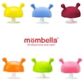 thumbnail image 3 of Mombella Mimi Mushroom Silicone Soothing Teething Toy for 0-6Months Breast Feeding Babies/Sucking Babies Who Does Not Take Pacifier/Soother Alternative for Baby Girls, Pink, 3 of 8