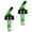 Green, variant on 2pcs Professional 30ml Automatic Measured Bottle Pourer Wine Pour Spout Liquor Dispenser Drink Pouring Accessory