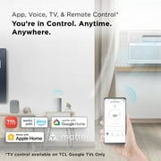 TCL 8,000 BTU Smart Inverter Window Air Conditioner (White) - 350 Sq Ft, Ultra-Quiet, Energy Saving, Alexa/Google Assistant Compatible - H8W4MW