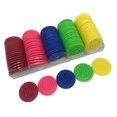 thumbnail image 4 of 100Pcs Digital Calculate Reward Chips Children Game Coins Plastic Currency Toys, 4 of 8