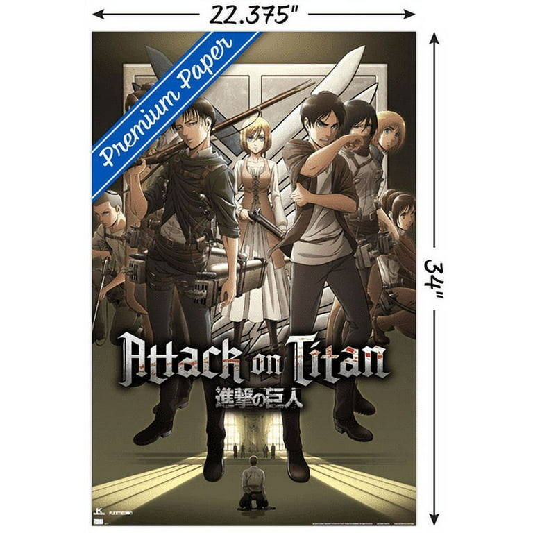 Attack on Titan: Season 3 - Group Wall Poster, 22.375