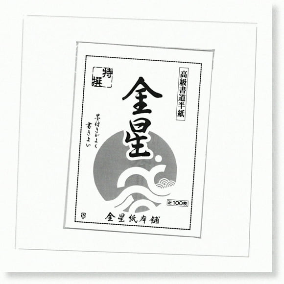 Japanese Brush Calligraphy Rice Paper - Sumi Painting Practice Paper - Ink Stamping Paper - 100 Sheets Package (1992)