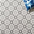 thumbnail image 6 of SAFAVIEH Martha Stewart Hampton Diamond Indoor/Outdoor Area Rug, Black, 6'5" x 9'6", 6 of 7