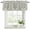 CadetBlue Beige, variant on Beige Green Boho Curtain Valances for Windows, Kitchen Valance Window Treatments Panel 2 Pack, Medieval Vintage Ethnic Floral Abstract Rod Pocket Short Curtains for Bathroom Bedroom 42 x 12 Inch
