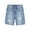 Blue-2425, variant on KIDSCOOL SPACE Baby Girls Boys Jeans Shorts,Distressed Ripped Simple Design Cute Summer Denim Pants,Light Blue,2-3 Years
