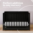 thumbnail image 3 of Graco Melrose 5-in-1 Convertible Baby Crib with Drawer, Black, 3 of 16
