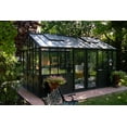 thumbnail image 2 of Janssens Retro Royal Victorian VI 34 Glass Greenhouse, Black Frame Tempered Glass, 2 of 3