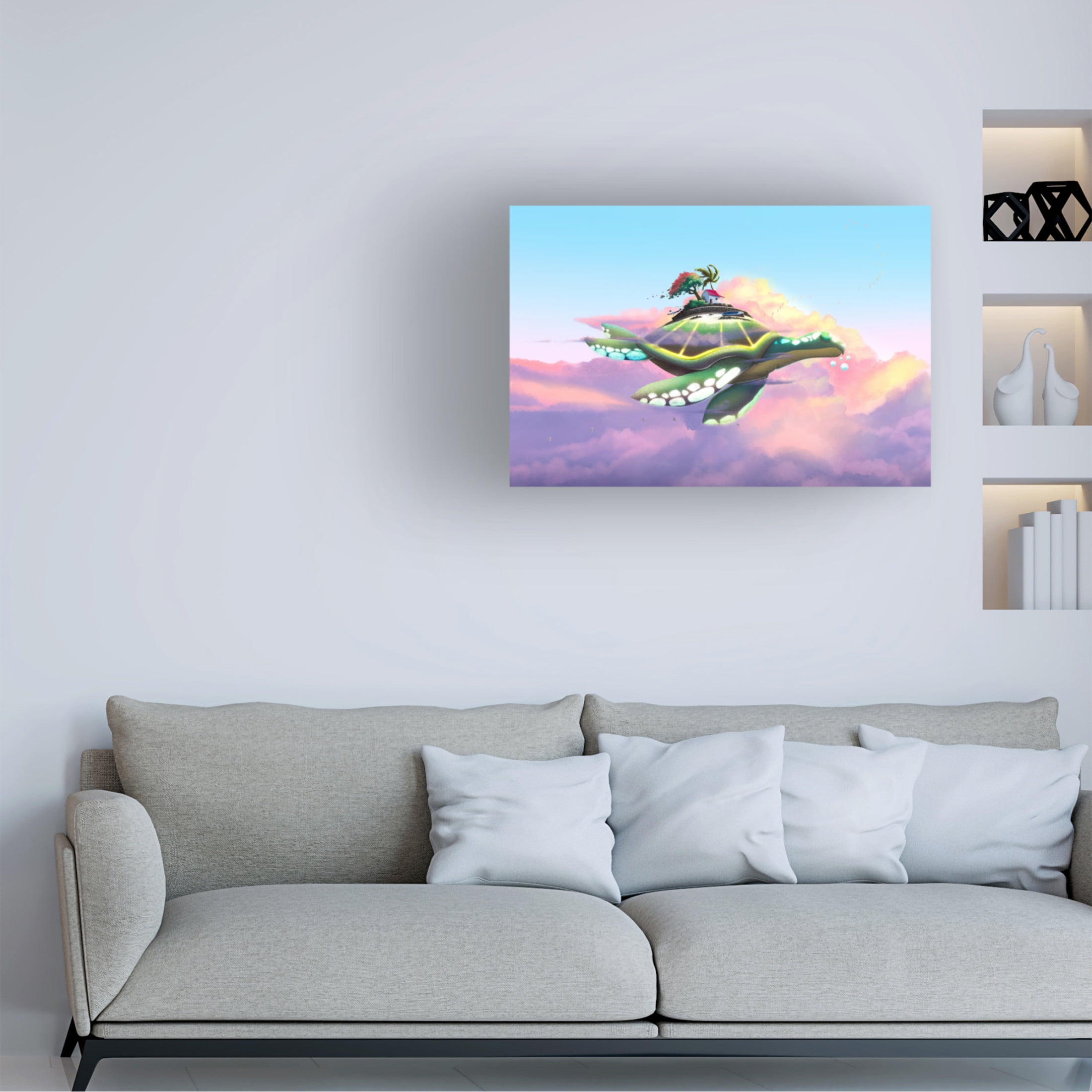 Trademark Fine Art Fadil Roze  The Floater Canvas Wall Art