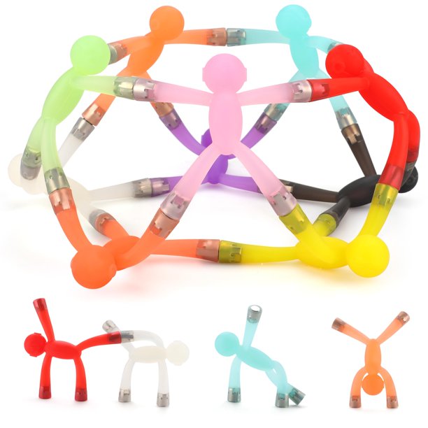 Juguetes magnéticos de viaje Boxgear Magnet para hombre, 10 piezas para niños