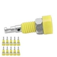 thumbnail image 2 of Banana Socket Banana Connector Panel Banana Adapter Panel 10pcs 2mm Banana Female Jack Socket Connector Adapter Panel Mini Binding Post For Electronic Instrument, 2 of 8