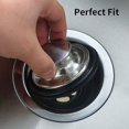thumbnail image 4 of Sink Stoppers, Stainless Steel Kitchen Sink Stopper, 85mm Diameter Large Wide Rim, 3pcs, 4 of 4