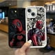 thumbnail image 4 of Funda de teléfono de Deadpool de Marvel, carcasa protectora a prueba de golpes para iPhone 16, 15, 14, 13, 12, 11 Pro Max, 16, 15, 14, 8, 7 Plus, X, XS Max, 8, 7, 4 of 5