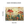 thumbnail image 2 of Chilfamy Mushroom Butterflies Fantasy Art Canvas Wall Art for Home Decor Ready To Hang Room Art 16x12in, 2 of 6