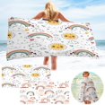 thumbnail image 1 of Descuentos Especiales en Línea, Toalla de playa de microfibra, súper liviana, colorida, toalla de baño, manta de playa a prueba de arena, toalla multiusos para viajes, piscina, 30 x 60 pulgadas, 1 of 8