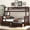 Espresso, variant on Harper & Bright Designs Twin Over Full Bunk Bed with Two Storage Drawers, Convertible Bunk Bed Can be Converted Into Two Daybed, Espresso