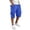 41Blue197, variant on WERYOUNG Cargo Shorts For Men Solid Color Elastic Waist Casual Summer Athletic Shorts With Pockets For Outdoor Sports Versatile Bottoms L
