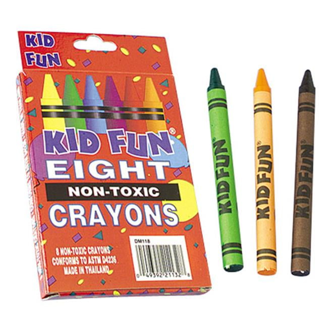 US Toy Company DM118 Crayons8Bx Pack of 12