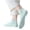 Light Blue, variant on 8 Pairs Women's Summer Low Cut Socks Breathable Mesh Sweat Absorbent Odor Socks Resistant Yoga Pilates Socks One Size