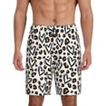 thumbnail image 1 of Fotbe Heart Leopard Pantalones Cortos de Pijama para Hombre, Ropa de Dormir, Pantalones de Pijama Cortos para Hombre-X-Large, 1 of 6