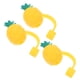 thumbnail image 3 of GOOHOCHY 3 tapas reutilizables para pajitas con diseño de frutas de dibujos animados, 3 of 8