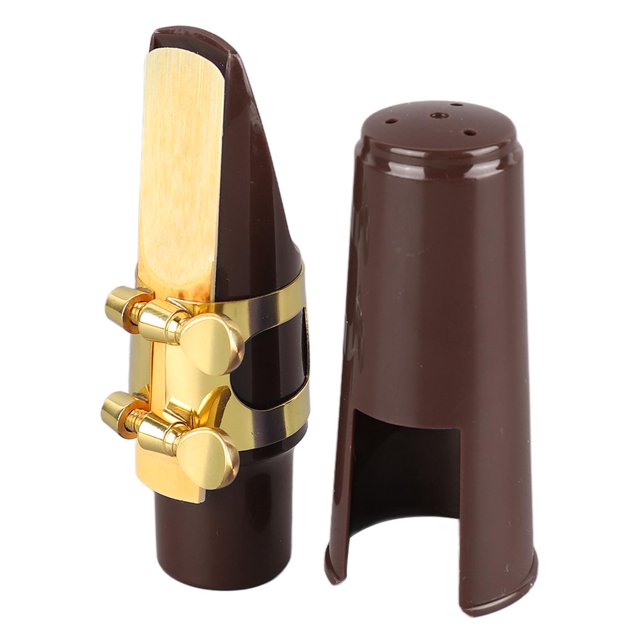 Durable Alto Saxophone Mouthpiece Kit With Cover, Ligature, And Reed - Portable And Crafted For Performance