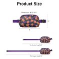 thumbnail image 4 of Purple Halloween Black Cats and Pumpkins Cute Fanny Packs for Women,Travel Waterproof Crossbody Fanny Bags Waist Purse for Women Anti Theft Adjustable Strap for Running Travel Cycling, 4 of 4