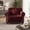 Burgundy + Velvet + 1 Seat, variant on Chesterfield Sofa, Mid-Century Modern Velvet Accent Chair with Nailhead Trim, Button Tufted Armchair with Rolled Armrests & Pillow, Comfy Single Sofa for Living Room Bedroom,Burgundy