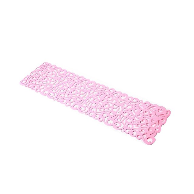Freer Felt Table Runner Modern Simple Style Flower Pattern Replacement Mat Runners Home Restaurant Cafe Desktop Placemat Coaster Mat Pink
