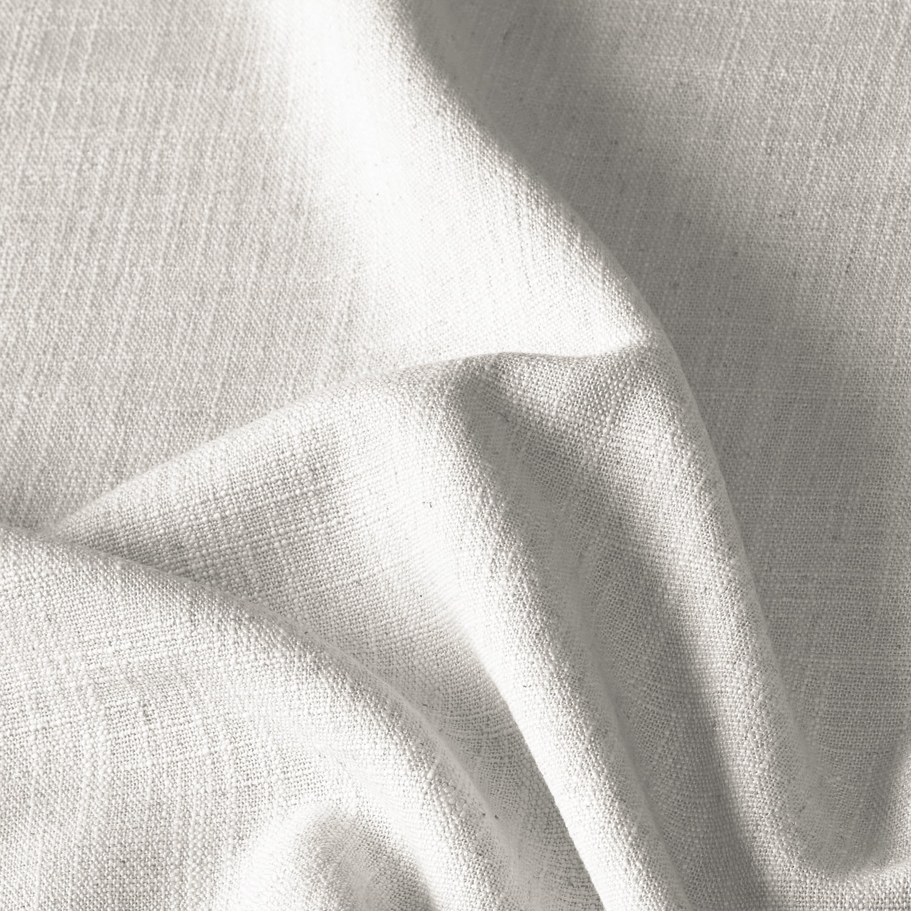 TWOPAGES Linen Blend Curtain 26 W X 72 L Inch Blackout Pinch Pleat Top Privacy Protection Drape for Patio Door, 1 Panel, Beige White