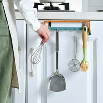 WHAMVOX  3 Pcs Cabinet Door Bracket Hanging Hook Racks for Clothes over Organizers