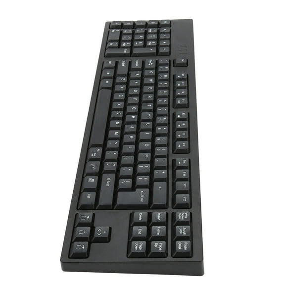 Left Handed Keyboard, Micro USB Durable ABS 109 Keys Left Numpad Keyboard  for Business