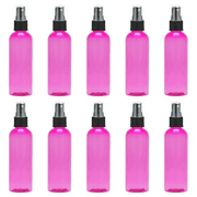 Kingdom 4oz Empty Fine Mist Spray Bottles for Cosmetic Use, Mini Travel Bottles- Pack of 10