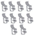 thumbnail image 1 of Tignapoo Stainless Steel Wall Panel Hooks DF-1051, Pack of 10, Leather Box Packaging, Durable and Sleek Design for Surveillance Mounting Solutions, 1 of 6