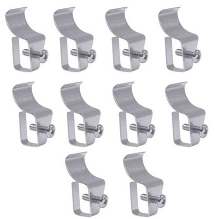 Image of Easy-Install Mini Vinyl Siding Clips - No-Drill Stainless Steel Hooks for Outdoor Camera Wall Mounting