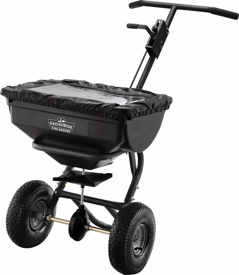 GroundWork Pro Series WalkBehind Spreader, 70 lb.