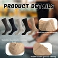 thumbnail image 4 of Wool Socks , Solid Color Boot Socks 5 Pair, Ideal For Hiking, Climbing, Biking,And Outdoor Work, 4 of 5
