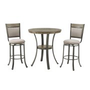 Powell Franklin Pub Table, Pewter