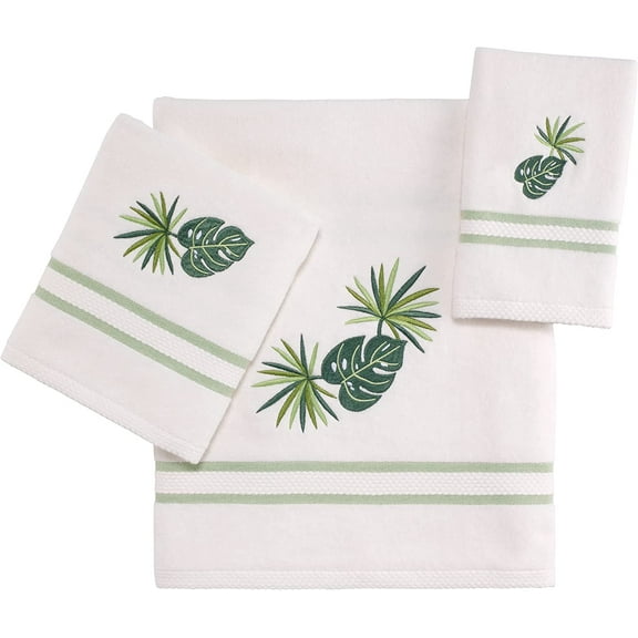 Avanti Linens Viva Palm 3 Pc Towel Set
